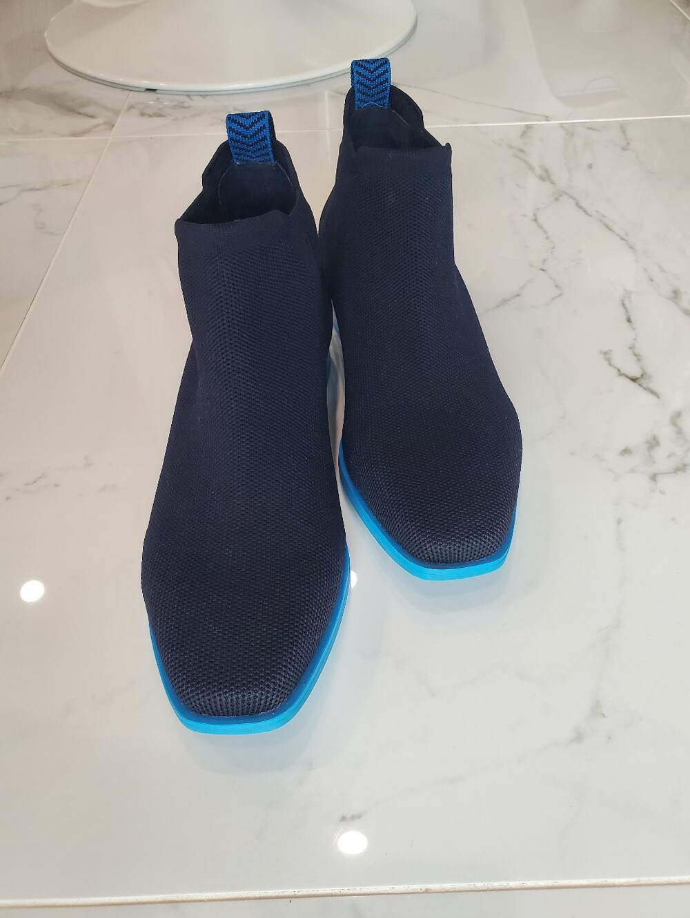 Vivaia Navy Chelsea Boots. Excellent Condition.